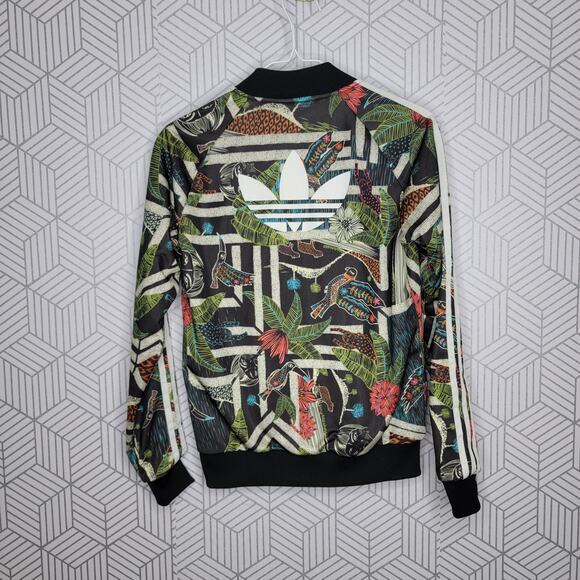 Adidas Xilofloresta Jacket Superstar Farm Tropical Jungle Sz Small - Picture 4 of 16